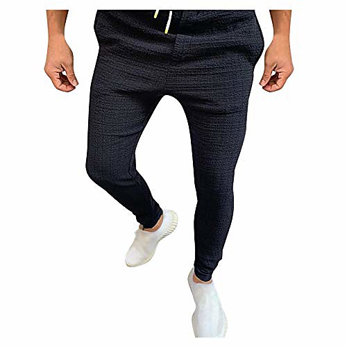 

feisi22 mens chinos slim fit stretch flat-front skinny dress pants plaid