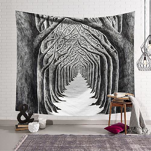 

wall tapestry art decor blanket curtain hanging home bedroom living room decoration polyester tree passage
