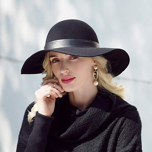 

Headwear Casual / Daily 100% Wool Hats with Leopard Print 1pc Casual / Daily Wear Headpiece