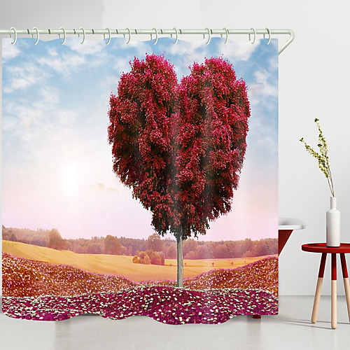 

Shower Curtains & Hooks Modern Polyester New Design