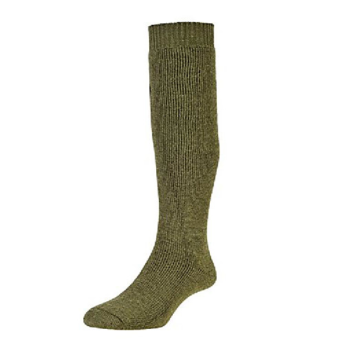 

wool blend cushioned thermal warm insulated winter mountain walking boot socks long dark green 1 pair (medium 6-11)