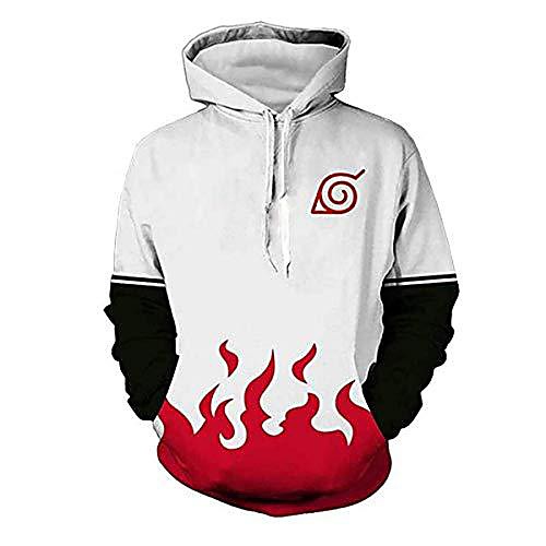

men naruto 3d print pullover hoodie sweatshirt with kangaroo pocket (color 10, xl/us l)