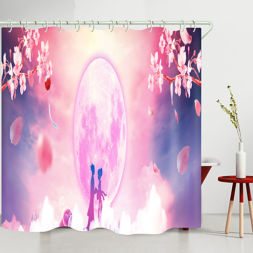 

Shower Curtains & Hooks Modern Polyester New Design