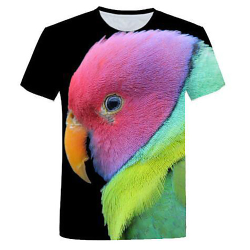 

Men's Boys' Kids Short Sleeve Running Shirt Tee Tshirt Top Athletic Spandex Breathable Quick Dry Moisture Wicking Gym Workout Running Active Training Jogging Exercise Sportswear 3D Normal Rainbow