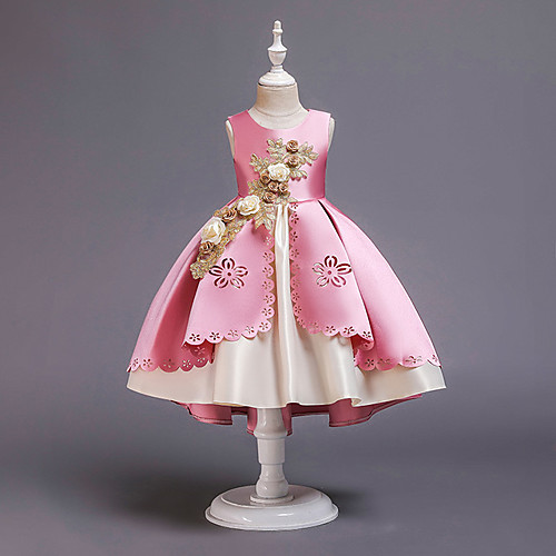 

Princess Cosplay Costume Party Costume Costume Girls' Movie Cosplay Euramerican Sweet Purple Red Blue Dress Christmas Halloween Carnival Polyester / Cotton Polyester
