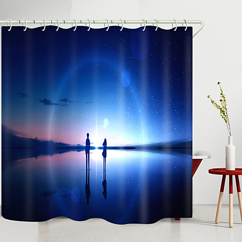 

Shower Curtains & Hooks Modern Polyester New Design