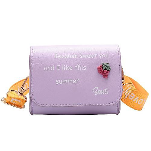 

Girls' Bags Kids' Bag Daily Outdoor 2021 Purple Red Yellow Blushing Pink