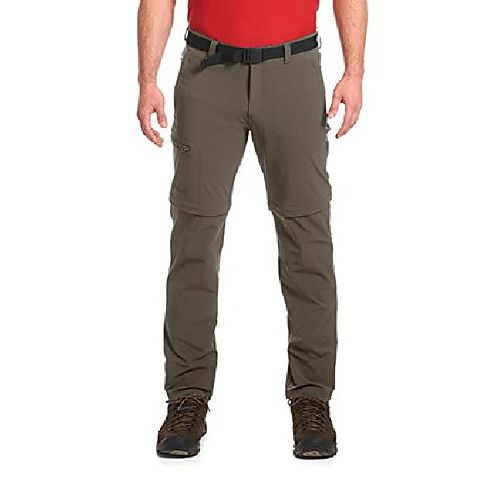 

maier sports men's tajo functional outdoor stretch t zip short pants stretch , green (teak), 26