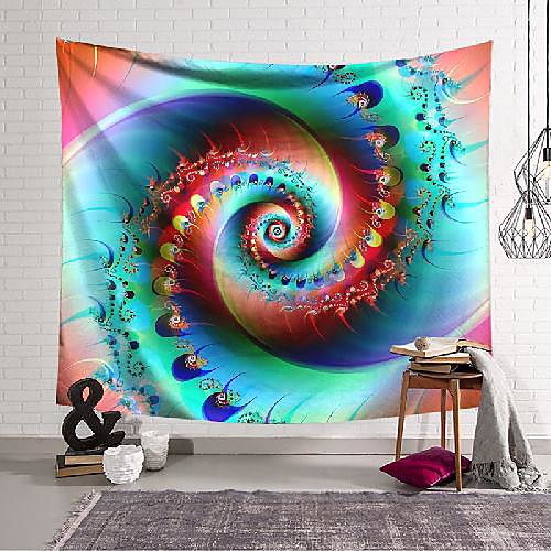 

wall tapestry art decor blanket curtain hanging home bedroom living room decoration polyester colorful magic