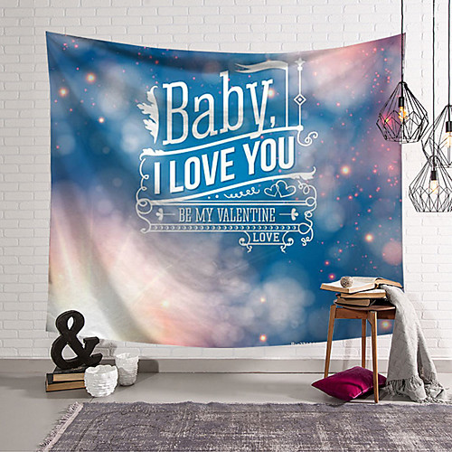 

Valentine's Day Wall Tapestry Art Decor Blanket Curtain Hanging Home Bedroom Living Room Decoration Love