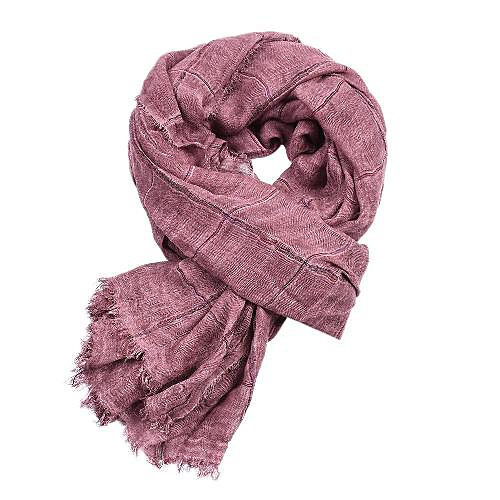 

Men's Tassel Rectangle Scarf - Print Multifunctional