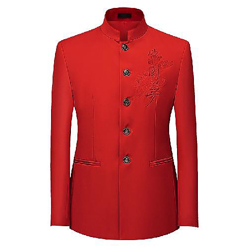 

Tuxedos Standard Fit Notch Single Breasted More-button Polyester Waves