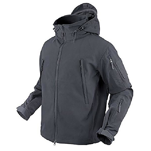

Men's Women's Hiking 3-in-1 Jackets Winter Outdoor Waterproof Lightweight Windproof Breathable Winter Jacket Top Fleece Fishing Climbing Camping / Hiking / Caving Dark Gray CP camouflage Black khaki