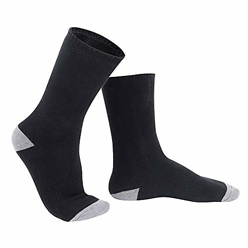 

new cotton heating and heating socks match 1usb 5v switch black (black)
