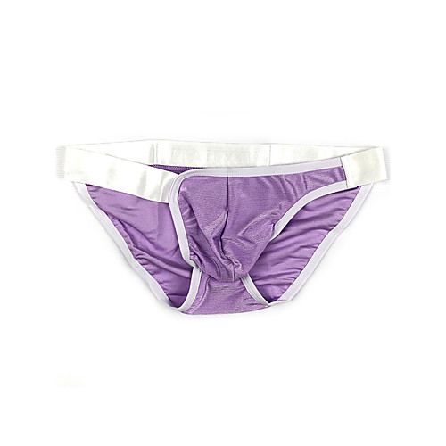 

Men's 1 Piece Basic Briefs Underwear - Normal Low Waist White Black Blue S M L