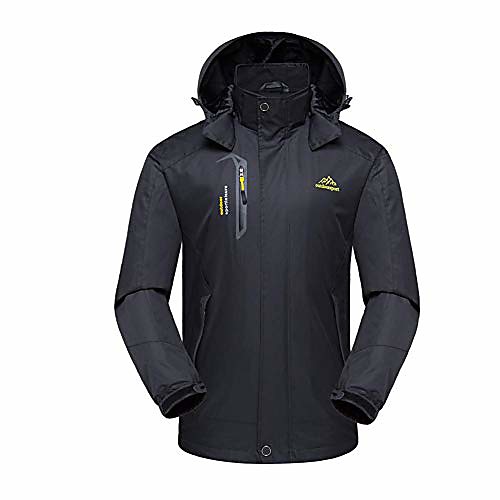 

Women's Men's Hoodie Jacket Hiking Softshell Jacket Hiking Windbreaker Outdoor Waterproof Lightweight Windproof Breathable Jacket Top Fishing Climbing Camping / Hiking / Caving Male black Female rose