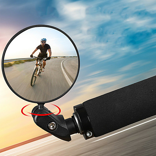 

Handlebar Bike Rear View Mirror Cycling Bicycle motorcycle Bike PP ABS Black 1 pcs Road Bike Mountain Bike MTB