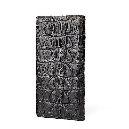 

Men's Bags Nappa Leather Wallet Zipper Daily Outdoor 2021 Black