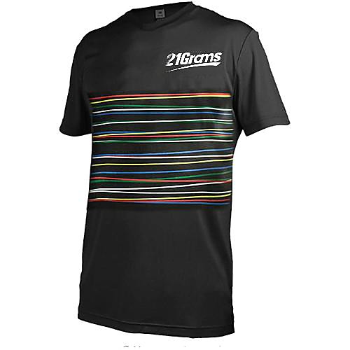 

21Grams Men's Short Sleeve Downhill Jersey Spandex Black Stripes Bike Jersey Top Mountain Bike MTB Road Bike Cycling UV Resistant Quick Dry Sports Clothing Apparel / Athletic