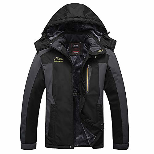 

Men's Hiking Softshell Jacket Hiking Fleece Jacket Winter Outdoor Lightweight Windproof Breathable Quick Dry Jacket Top Fleece Fishing Climbing Camping / Hiking / Caving Scarlet Cai Lan Black Army