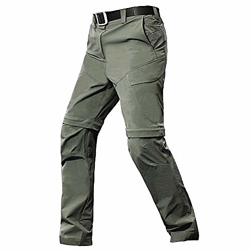 

quick drying mens military detachable pants urban ops elastic tactical cargo hiking pants green