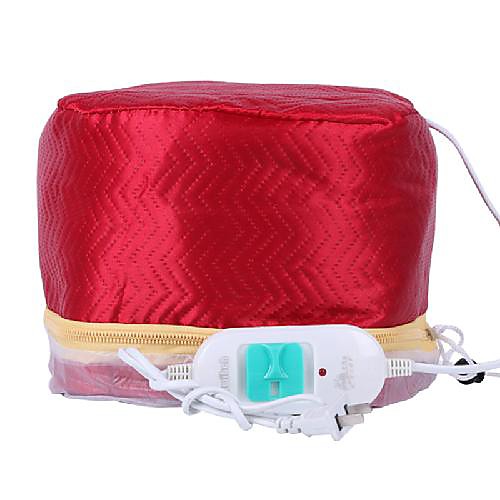 

red-water ripple-european standard eight beautiful satin three-speed electric heating cap