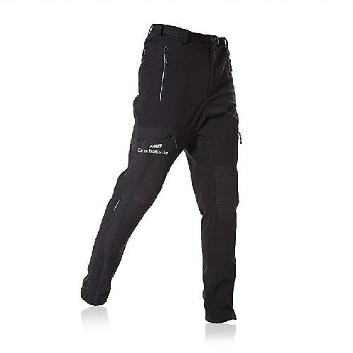 

Men's Cycling Pants Winter Fleece Bike Pants / Trousers Fleece Lining Breathable Warm Sports Solid Color Black Mountain Bike MTB Road Bike Cycling Clothing Apparel Bike Wear / Athletic