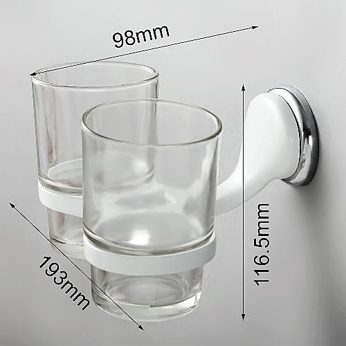 

Toothbrush Holder Multifunction Modern Stainless Steel A Grade ABS 1pc - Bathroom Wall Mounted