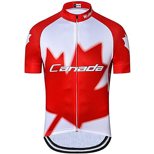 

21Grams Men's Short Sleeve Cycling Jersey Red Bike Jersey Mountain Bike MTB Road Bike Cycling Breathable Quick Dry Sports Clothing Apparel / Athletic