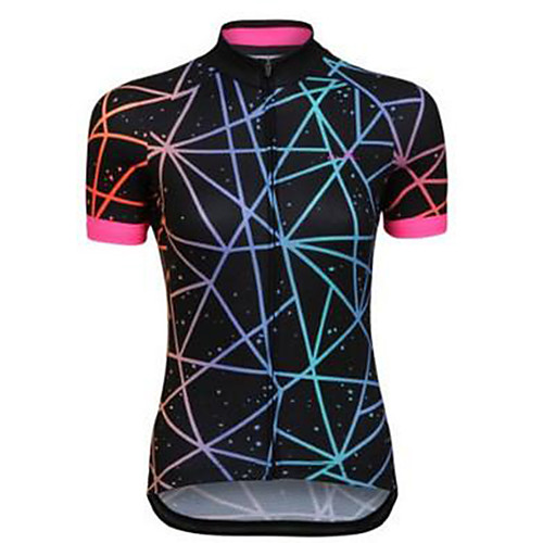 

21Grams Men's Short Sleeve Cycling Jersey Black Bike Jersey Mountain Bike MTB Road Bike Cycling Breathable Sports Clothing Apparel / Athletic