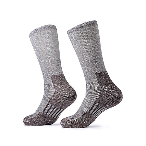 

men merino wool socks warm outdoor sport hiking camping climbing trekking walking thick padded breathable crew socks 2 pairs