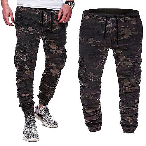 

Tactical Pants Breathable Wear Resistance Scratch Resistant Bottoms for Camping / Hiking Hunting Fishing Camouflage S M L XL XXL