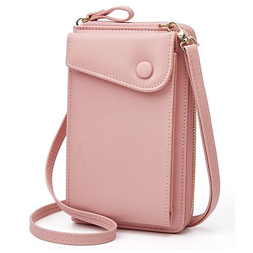 

ladies crossbody bags stylish women leather wallet cute small coin purse mini shoulder bag travel clutch bag phone bag pink one_size