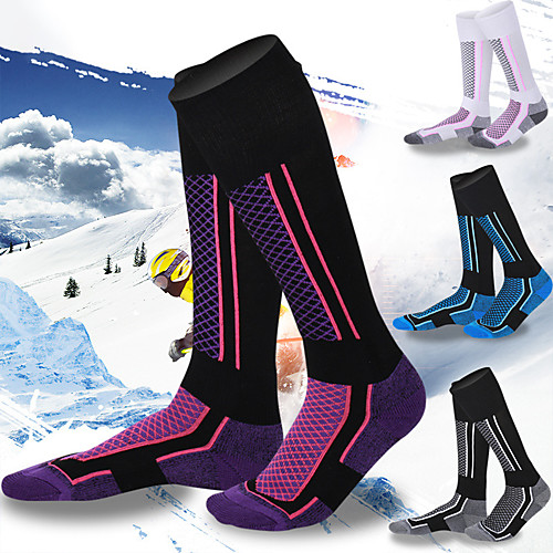

Men's Women's Hiking Socks Running Socks Anti-slip Socks Ski Socks Winter Outdoor Thermal Warm Breathable Sweat-Wicking Children's Style-Grey Black Children's-pink Children's Style-Purple Black for