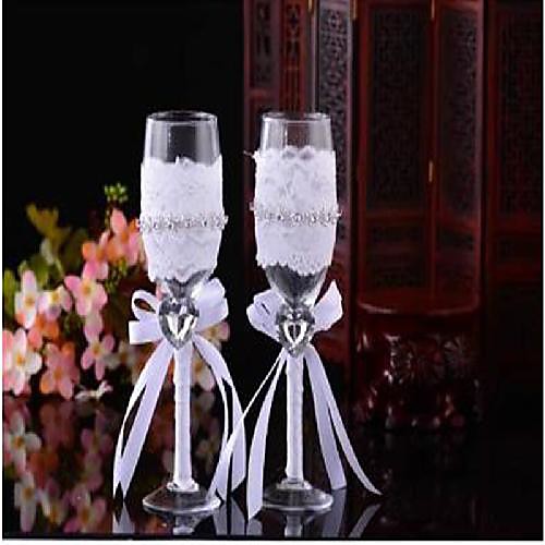 

Glass Toasting Flutes 1 Set / Color Box Creative All Seasons