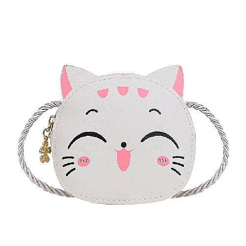 

Girls' Bags Kids' Bag Zipper Daily 2021 White Red Blushing Pink