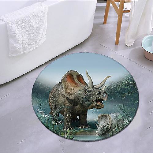 

dinosaur empire round mat carpet door mat bedroom living room carpet study room carpet kitchen bathroom anti-slip mat