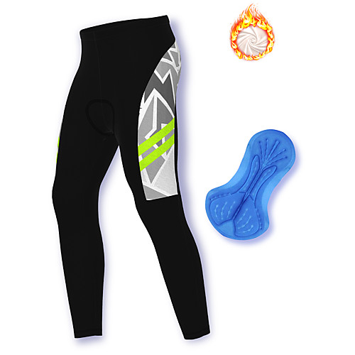 

21Grams Men's Cycling Pants Winter Fleece Spandex Bike Pants / Trousers Fleece Lining Warm Sports Black Mountain Bike MTB Road Bike Cycling Clothing Apparel Bike Wear / Stretchy / Athleisure