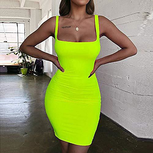 

dress ladies, summer sleeveless off shoulder sexy bodycon dresses elegant backless club party sexy wrap neon dress green plus size mini dress charming hips-wrapped halter neck dress, p