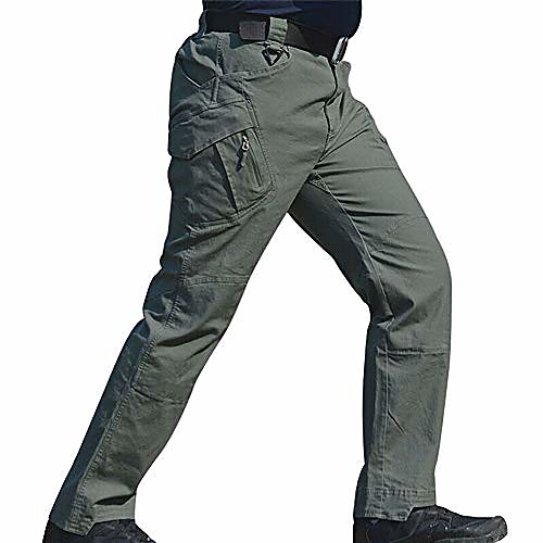

men waterproof work cargo long pants with pockets loose trousers cargo workwear hiking pants lightweight waterproof quick dry trousers casual pants cargo pants men