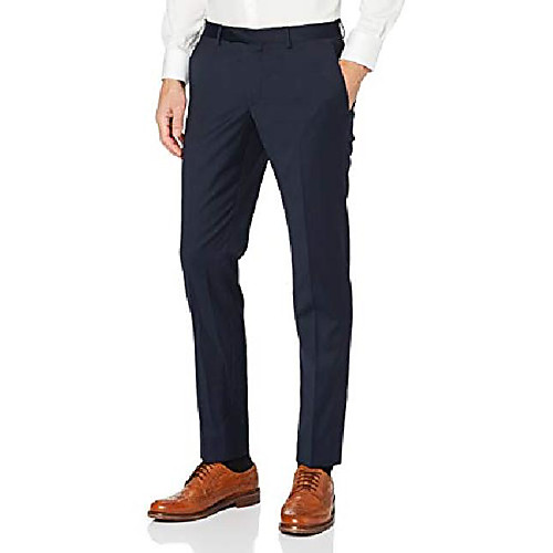 

men's trousers nos shape suit trousers, blue (navy 680), no information (manufacturer size: 28)