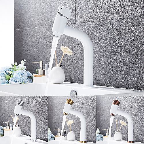 

Bathroom Sink Faucet - Waterfall Electroplated Centerset Single Handle One HoleBath Taps