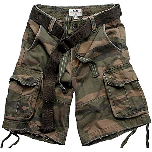 

vintage cargo shorts/short, colour: camo, size: 30