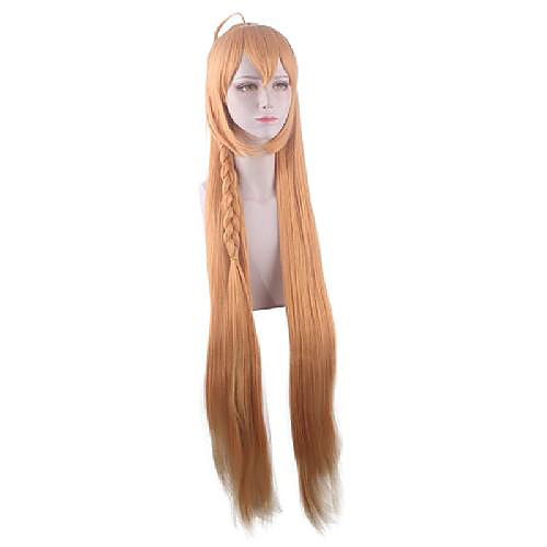 

Cosplay Wig Pecorim Straight With Bangs Wig Very Long Brown Synthetic Hair 40 inch Women's Anime Fashionable Design Cosplay Brown