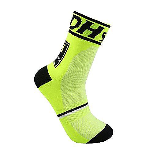 

unisex summer cycling socks sportive arch protection compression sock anti skid breathable for running exercise fitness gym racing ttrekking hiking training (white/red/black/orange/green/blue)