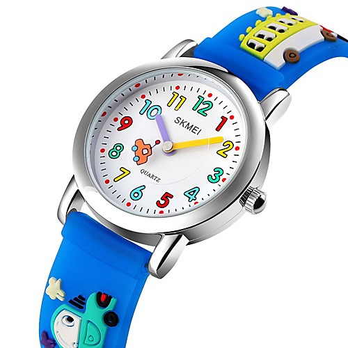 

SKMEI Kids Dress Watch Analog Quartz Cartoon Shock Resistant / One Year / PU Leather