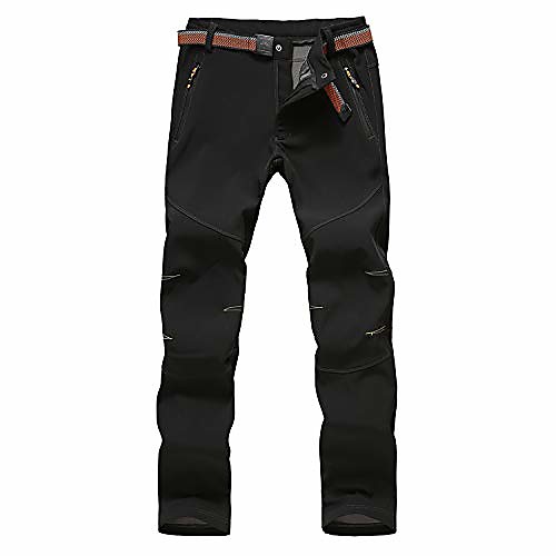 

men's hiking pants comfortable warm fleece winter hiking pants windproof outdoor casual climbing skiing cycling pants