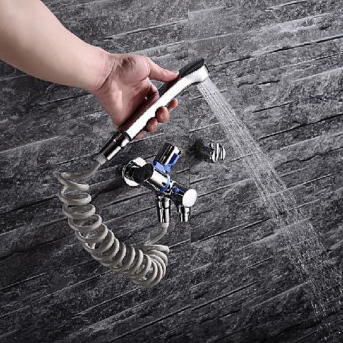 

Single hole Bidet ChromeToilet Handheld bidet Sprayer Self-Cleaning Contemporary