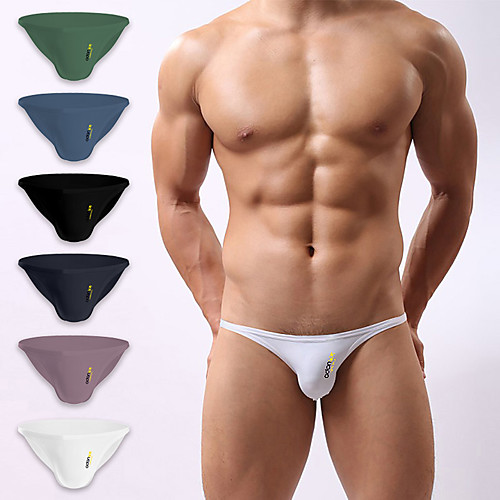 

Men's Sport Briefs Underwear Briefs Modal Winter Gym Workout Lightweight Breathable Soft Normal Sport White Black Blue Blushing Pink Dark Gray Green / Stretchy