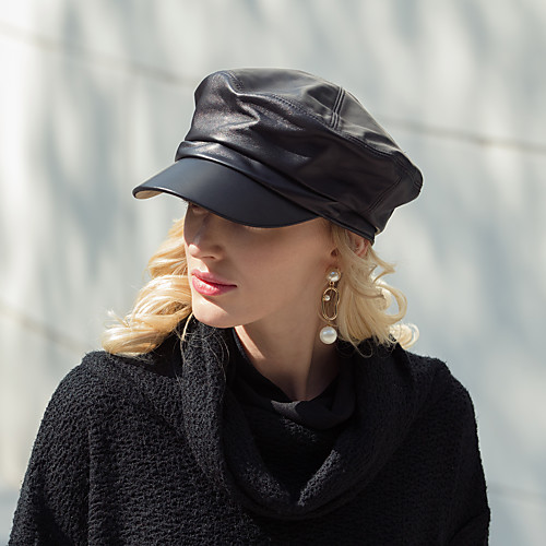 

Headwear Casual / Daily Dermis Hats with Solid 1pc Casual / Daily Wear Headpiece